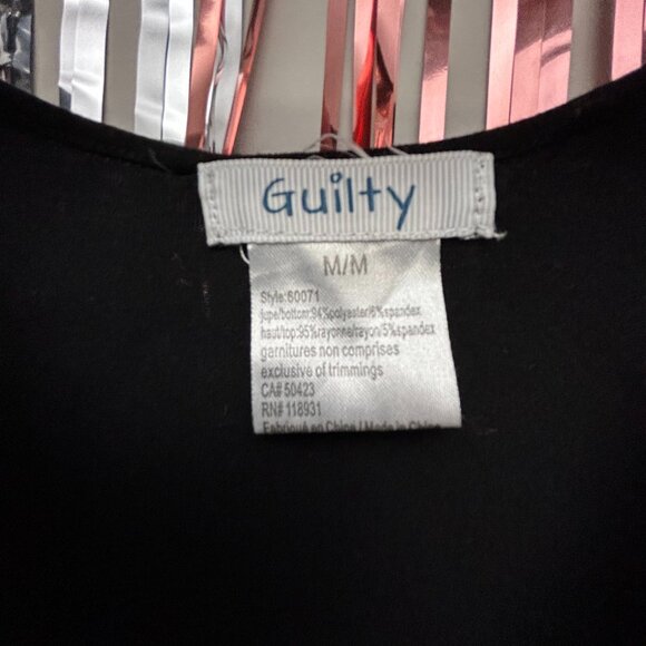 Guilty Long Dress Women Medium M Black Multicolored Party Formal Cocktail Outfit - Picture 3 of 8